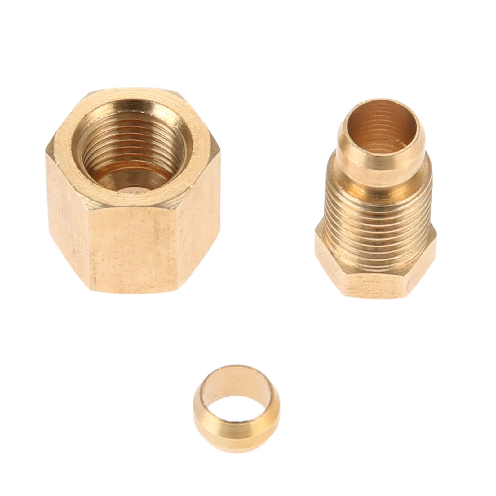 Pilot Burner Tube Kit 1/4" Aluminum Tube with Fittings M10x1 female and Male Length 1M and Fittings Pilot Valve Connection