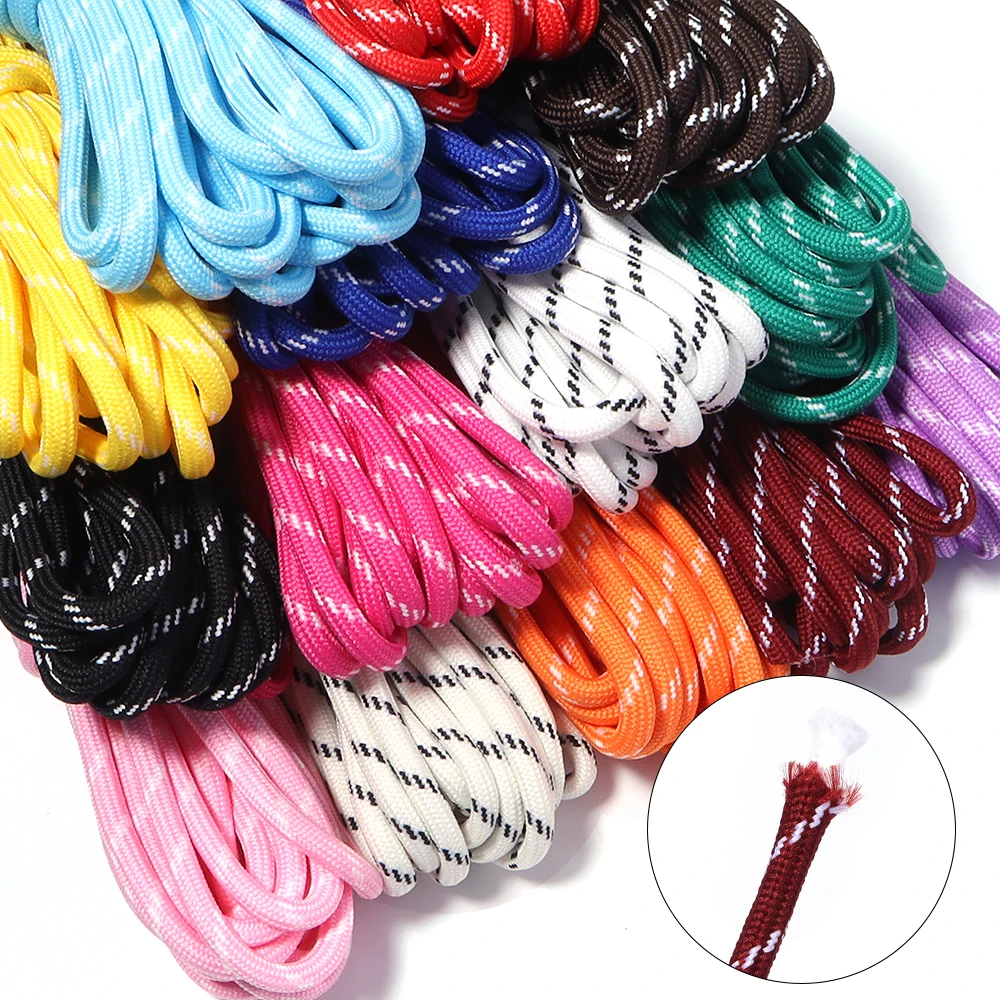 Colorful 5mm Braided Polyester Nylon Cord - 5 Yards for Crafting & DIY Projects