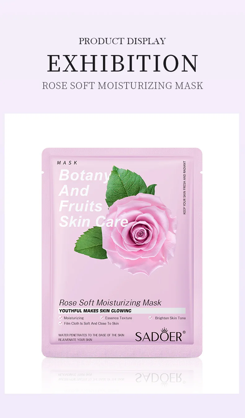 Маска sadoer применение. Маска для лица Rose Soft Moisturizing Mask. Sadoer Rose Soft Mask. Sadoer маска для лица. Крем для лица с экстрактом розы.