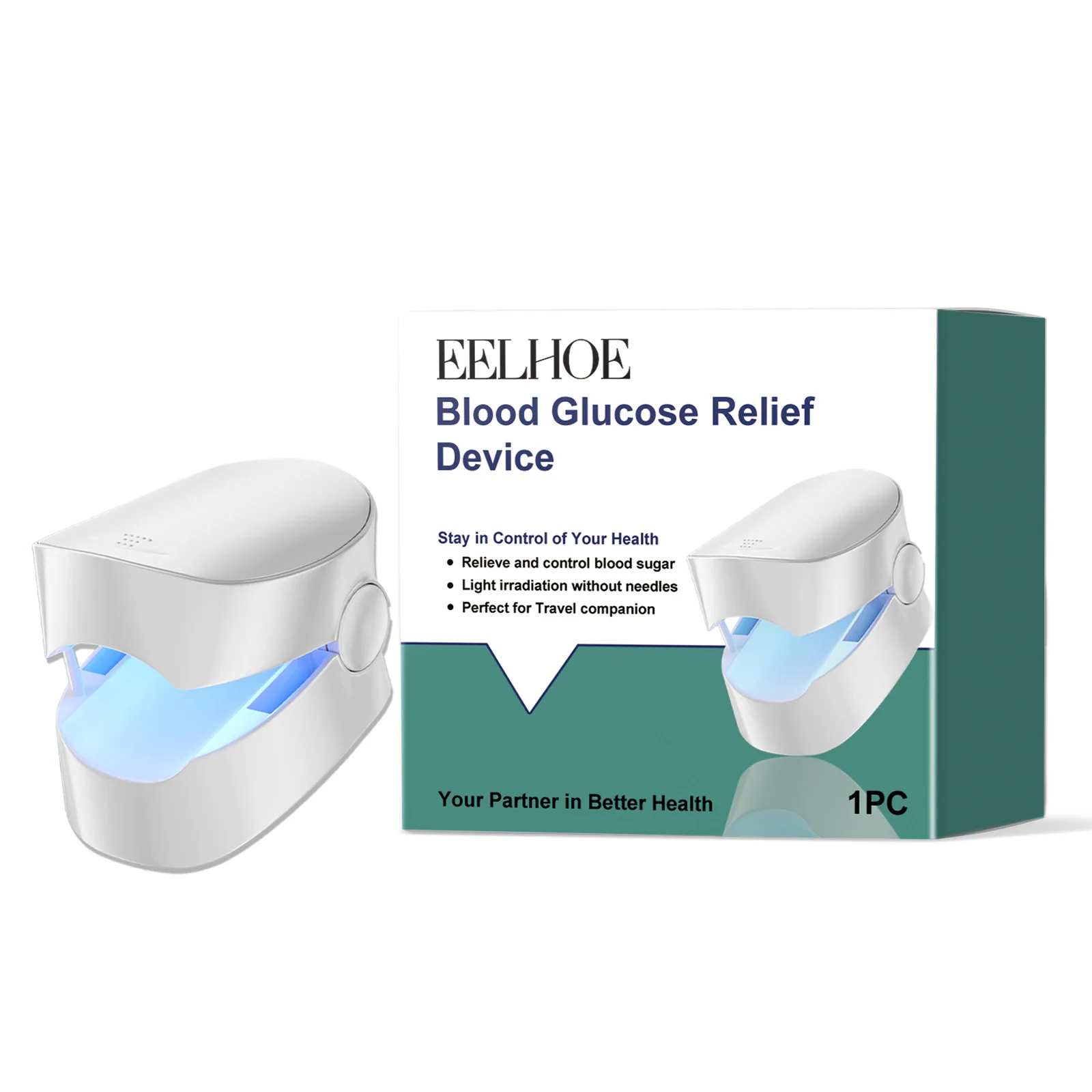 Blood Glucose Relief Device For Painless Blood Sugar Control Portable Design Body Slimming Balance Glucose Monitor Body Health - Image 2