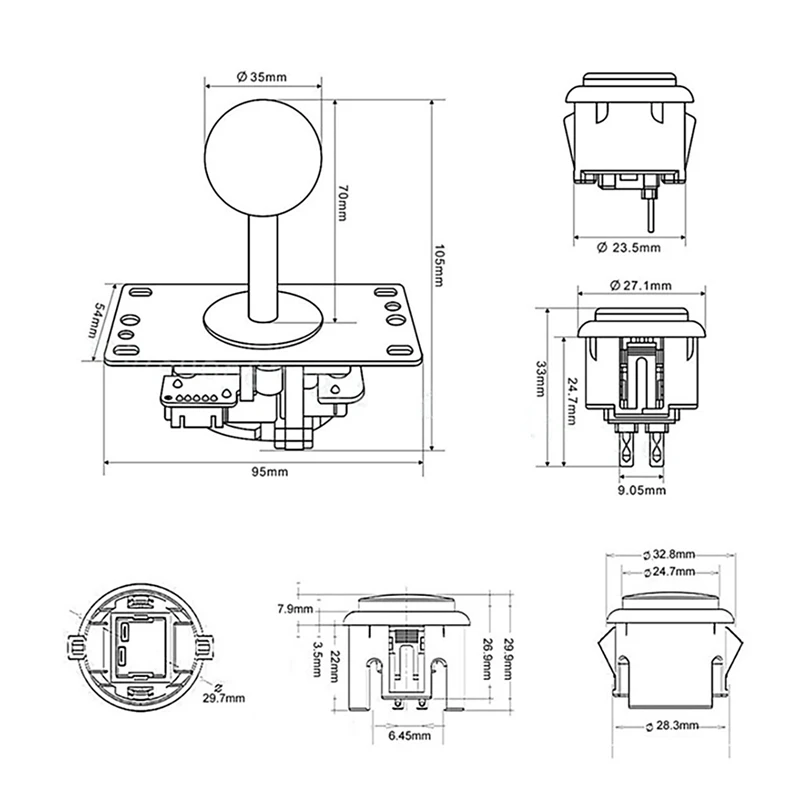 2 ο ̵ DIY ŰƮ USB ڴ-PC ̽ƽ + ̵ ư, ̵ ̽ƽ   ǰ 
