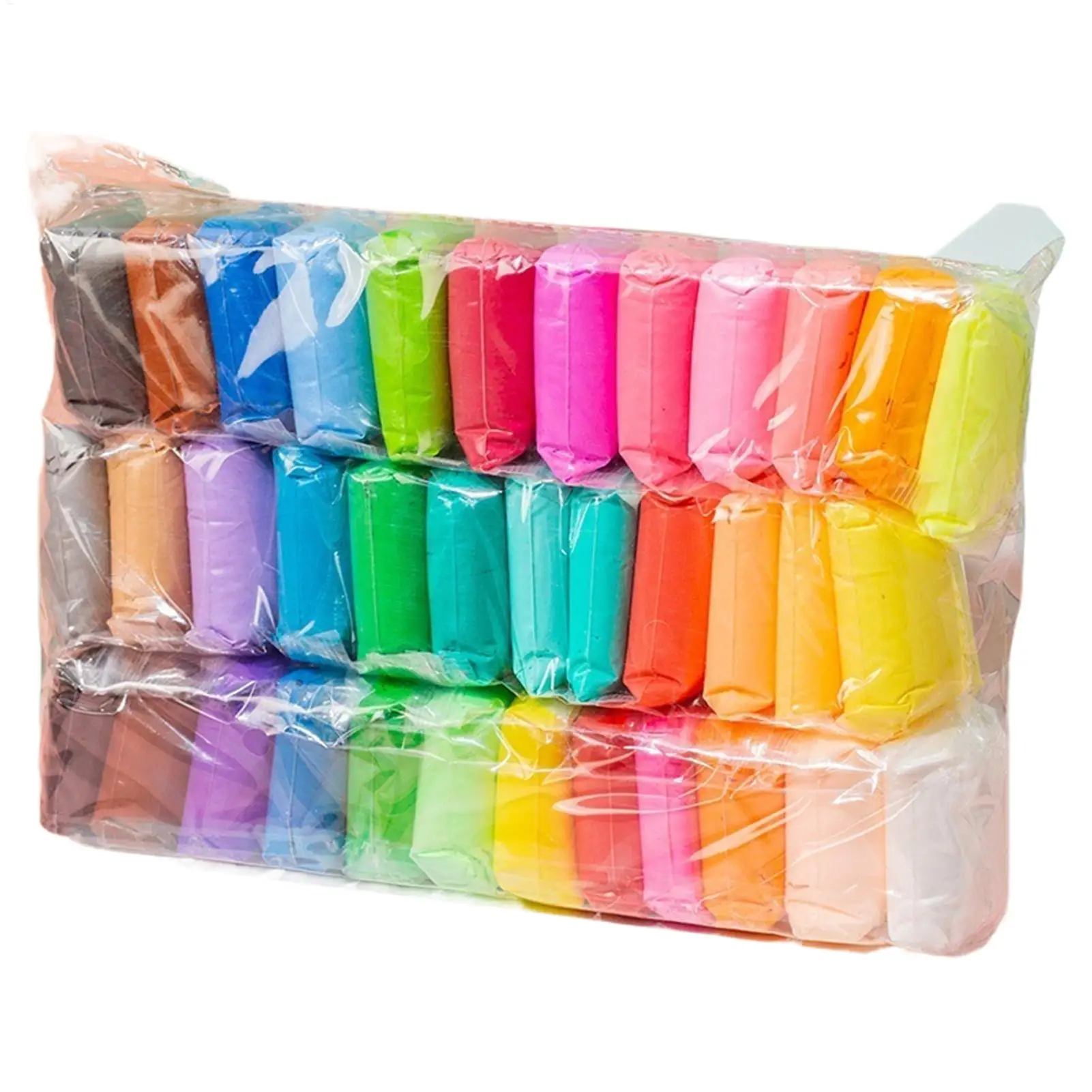 12/24/36pcs Color Clay Air-dried Clay Set DIY Crafts Ultra Light Plastic Clay for Friends Children Gifts