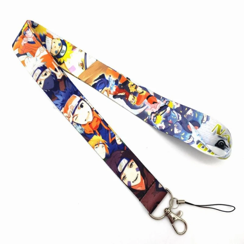 Naruto Anime Lanyard - Versatile Accessory for Phones, Keys, and ID Badges