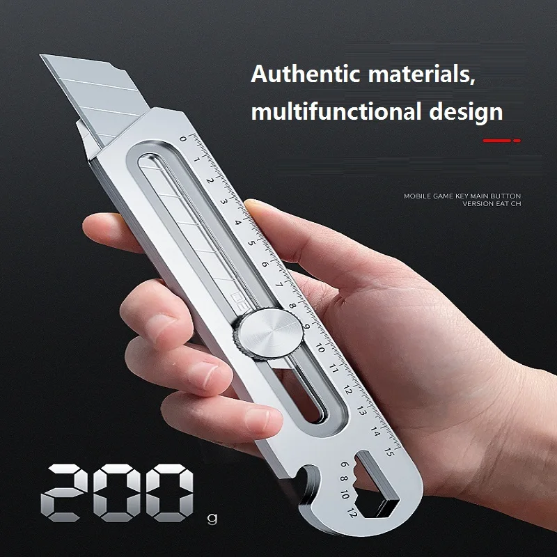 Multifunctional Utility Knife Stainless нож Stationery 6 In 1 Tool