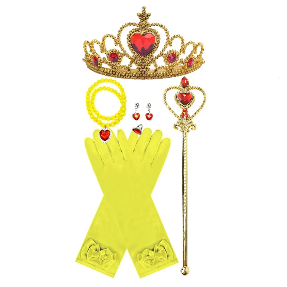 Girl Belle Princess Dress Kids Beauty and The Beast Costume Girl Baby Christmas Princess Birthday Party Fancy Dress 2-10 Years