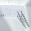 Sandblasting Tweezers Large Friction Silver Tweezer Tip Polished Make Fan 3D 4D 5D 6D Eyelashes Perfect Closure 1
