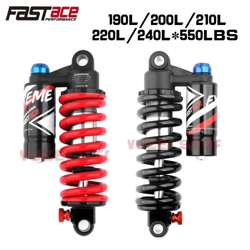 

FASTACE DBA53RC MTB Rear Shock 190mm/200mm/210mm/220mm/240mm*550lbs Downhill DH Mountain Bike Shock Absorber DNM rcp2S