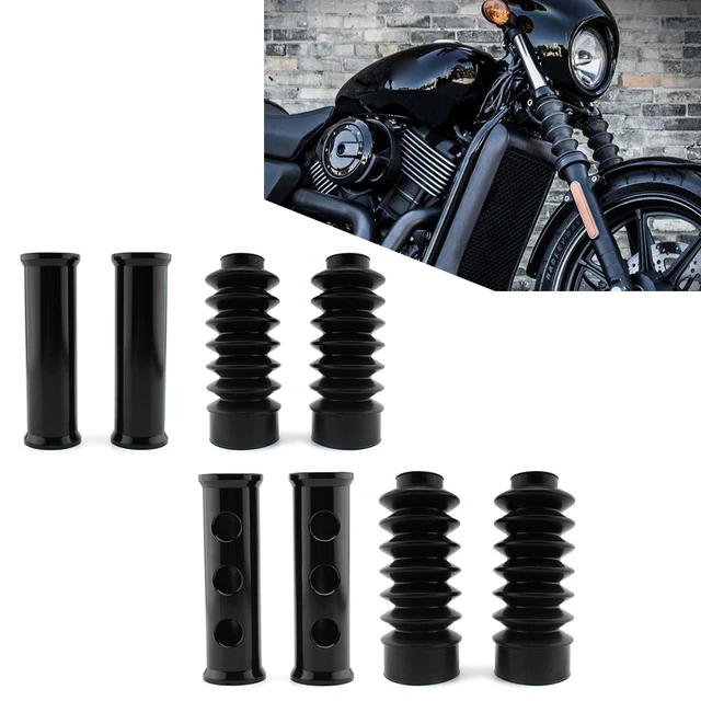 39mm Gabelrohr Gabel Cover Stoßdämpfer Abdeckung Für Harley