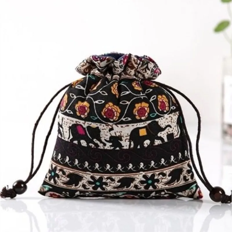 Jianzhan Storage Bag Thickened Cotton Linen Small Cloth Bag Teapot Tea Set Master Cup Portable Tea Cup Stationery ZD50