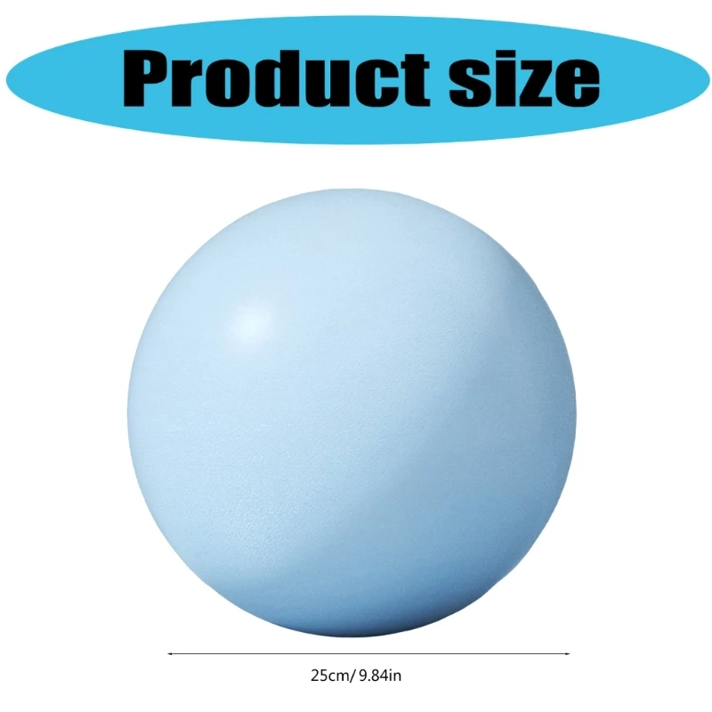 Yoga Ball Gym Ball for Home Gym Pilates Yoga Training, 25cm 10Inch