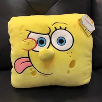 Genuine Anime Spongebob Squarepants Patrick Star Kawaii Stuffed Plush Toys Hand Warmer Throw Pillow Halloween Birthday Gifts 1