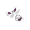 Game VALORANT Clove Cosplay Ring Alloy Opening Adjustable Butterfly Heart Rings Jewelry Accessories Prop 6
