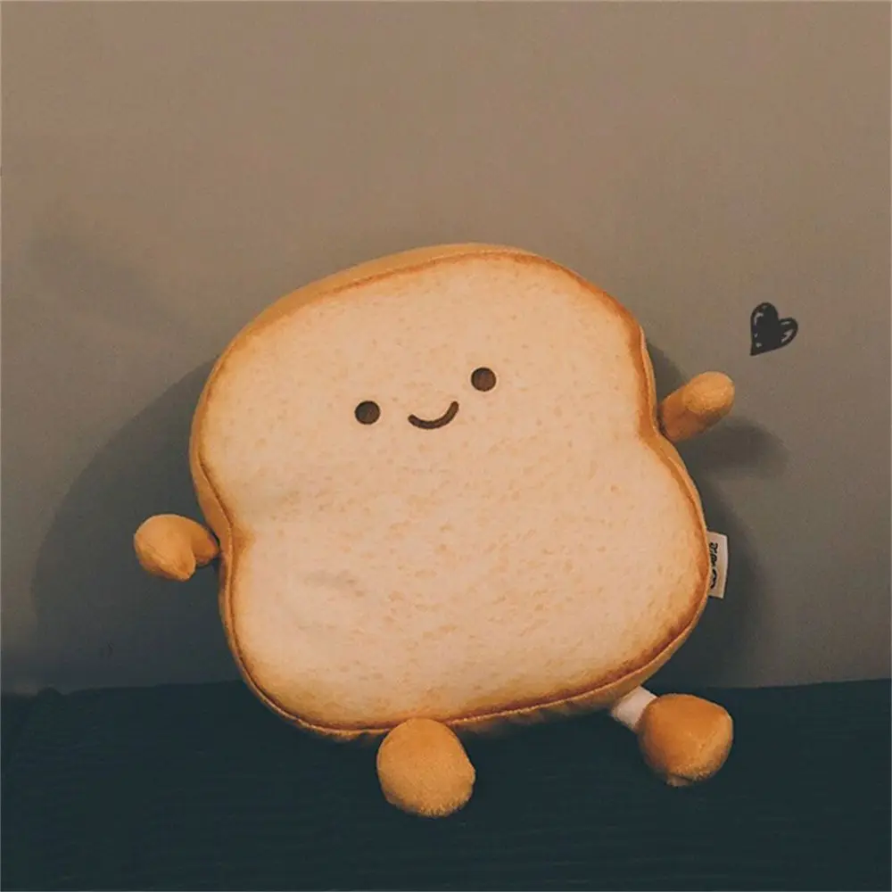 Stuffed Toys Christmas Gift Home Decor Bedroom Decoration Toast Bread  Peluche Doll Stuffed Plushie Bread Slice Pillow - 5