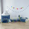 3 Pcs/Set Portable Children's Tent Spaceship Rocket Tent Playground Baby Tipi Infantil Ball Pit Child Games House Baby Ball Pool 1