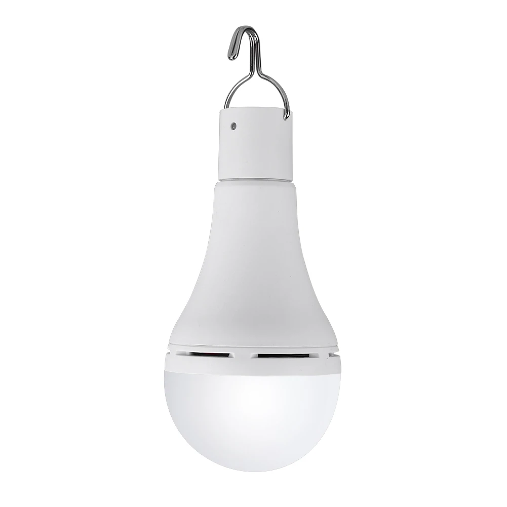 Lámpara alimentada por energía Solar, bombilla Led portátil, 5 modos, 20COB, luz de ahorro de energía para tienda de campaña al aire libre, luces de emergencia para pesca nocturna