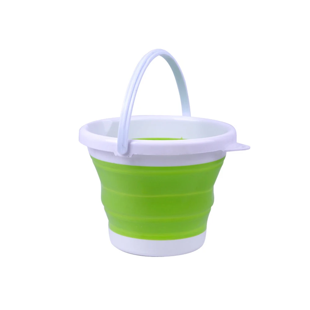 3L/5L Collapsible Bucket Foldable Fishing Water Pail Portable Water Bucket for Outdoor Travelling Camping Fishing Car Washing