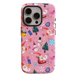 Christmas Snowflake Shockproof Phone Cover - 2 - In - 1 Film Shell Case for Xiaomi Mi 11 Pro (SDanJie023)