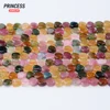Clearance Natural Colorful Tourmaline 6mm Heart Beads Healing Crystal for Jewelry Making Bracelet DIY Accessories Wholessale 6