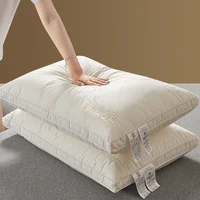 Mulberry Silk Pillow 7A Antibacterial Sleeping Pillow Luxury Comfortable Cotton Shell Hotel Bed Pillows