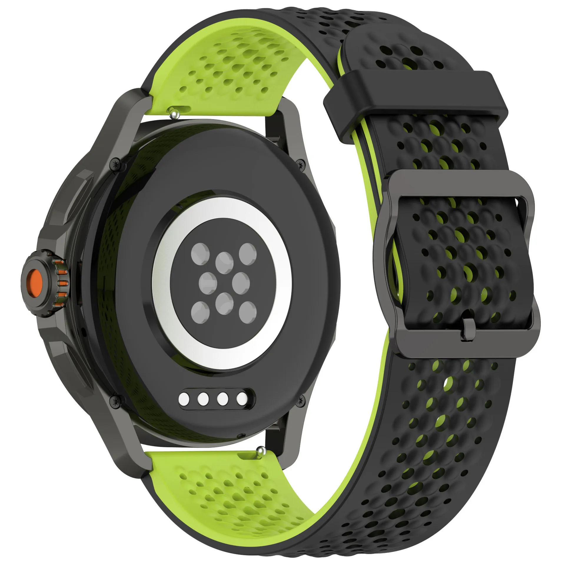 Liquid Silicone Sport Watch Strap - Universal 22mm/20mm Replacement Band