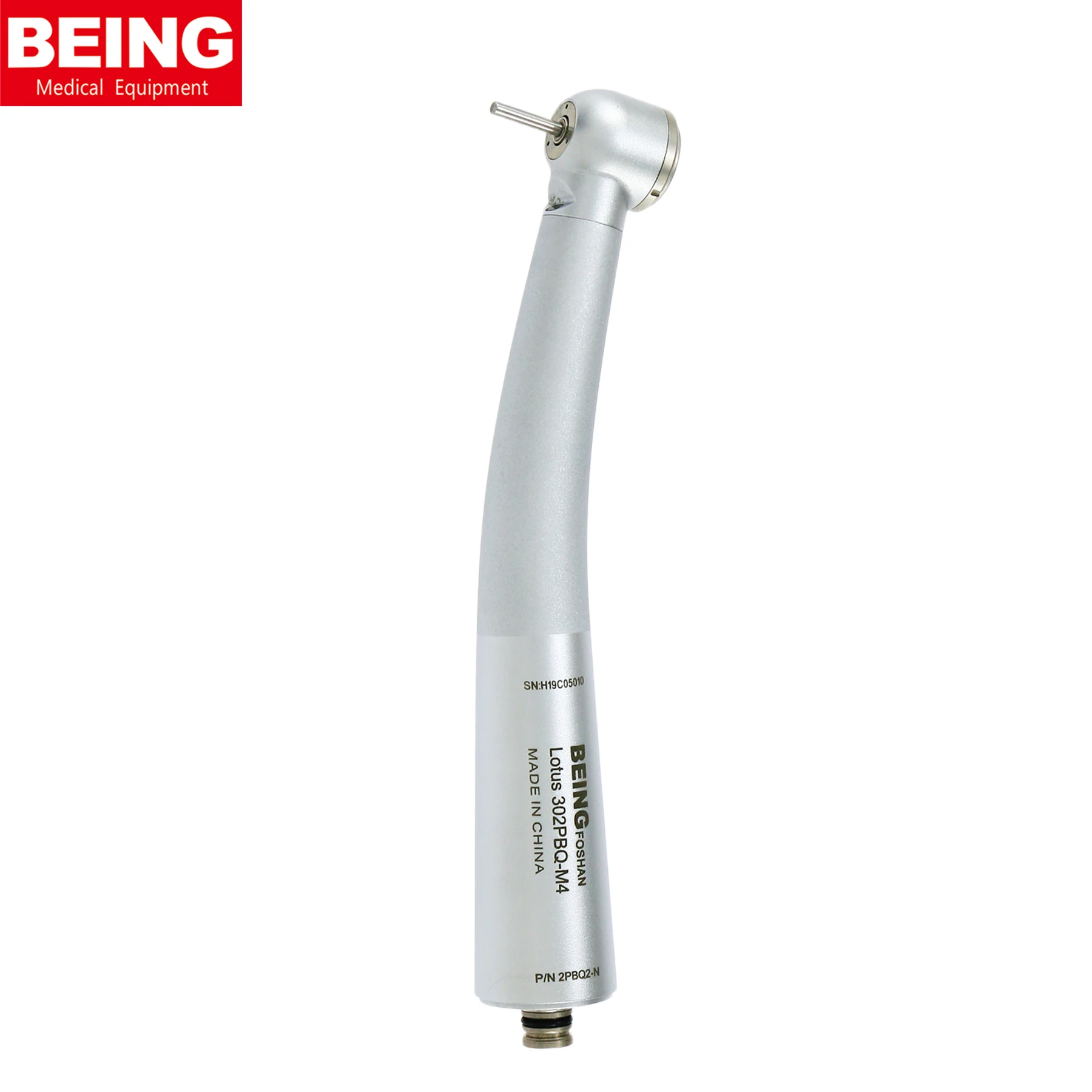 

BEING Dental Fiber Optic Handpiece Turbine 302PBQ-N fit NSK Phatelus 6 Pin LED Coupler