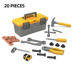 Children's DIY Tool Set with Toy Drill - Educational Engineering Game and Gift (20 pieces)
