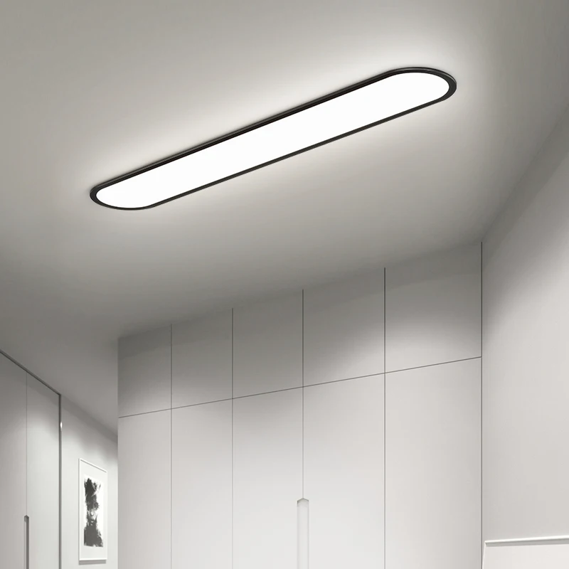 LED Ultra-thin โคมไฟเพดานยาวทางเดินโคมไฟบ้านระเบียงโคมไฟง่าย Cloakroom ห้องนอน Porch โคมไฟในร่ม 1