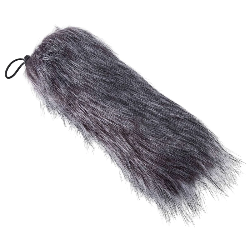 

Interview Rabbit Hair Windproof Microphone Cover Microphone Microphone Windproof Mask