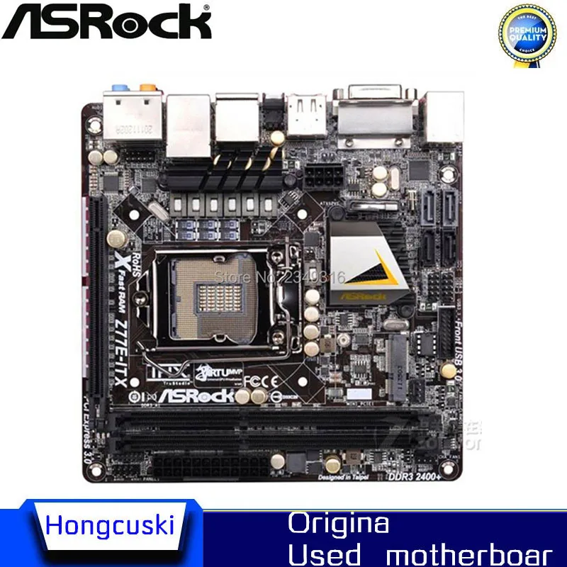 Mini-Itx Itx Htpc Z77I Per Asrock Z77E-Itx Desktop Board Z77 Scheda Madre Slot Lga1155 Ddr3 Sata3 Usb3.0 Supporto I7 3770K
