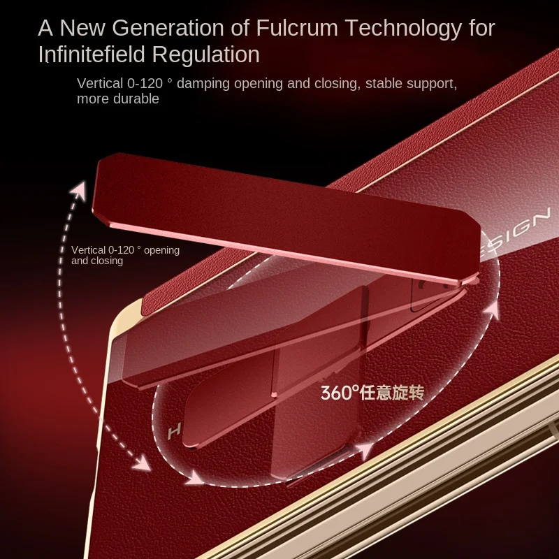 Enhanced Lens Protection Phone Case with Bracket & Magnetic Wireless Charging Support