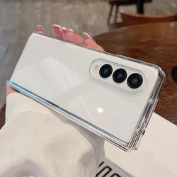 Clear Hard PC Folding Case - Slim Transparent Back Cover - Galaxy Z Fold 2 (Transparent)