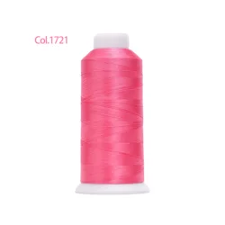 High-Quality 120D/2 Polyester Embroidery Thread - 4,000 Meters - 80 Vibrant Madeira Colors (1721 Deep Rose)