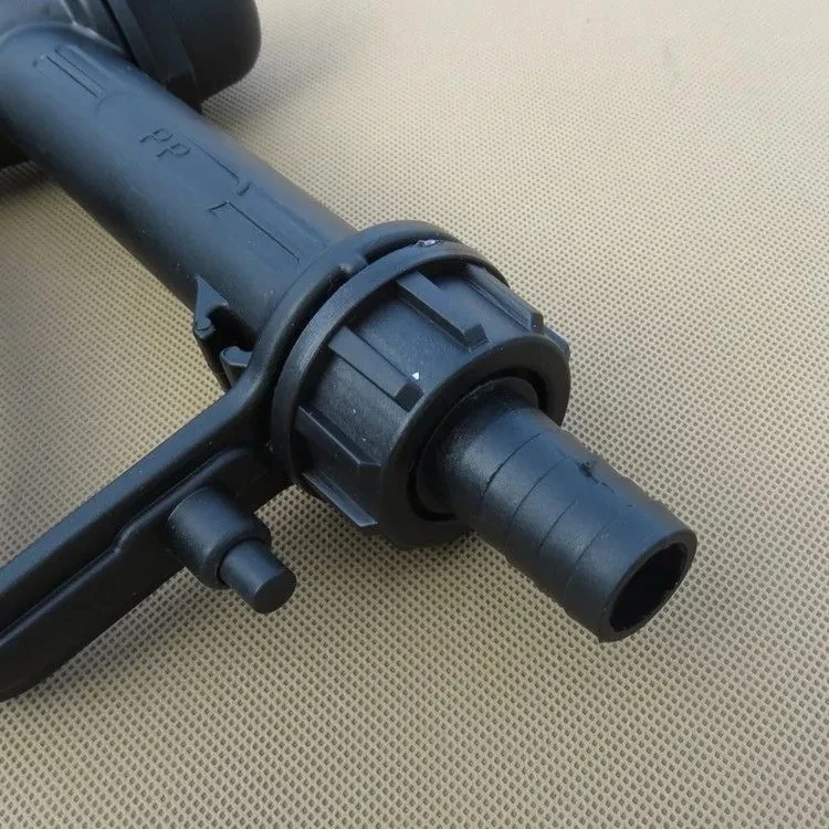 Plastic Manual Heavy Duty Fuel Nozzle Gun with Hook 25mm / 20mm Gasoline Nozzle Max Flow 45L/m flowmeter Meters