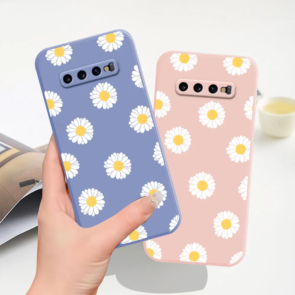 For Samsung S10 Plus Case Cover Shockproof Silicone Soft Fundas