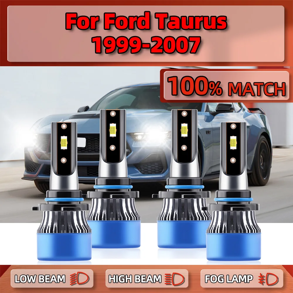 

240W LED Car Headlights Bulbs Canbus 40000LM Super Bright Auto Lamp 12V 6000K For Ford Taurus 1999-2002 2003 2004 2005 2006 2007