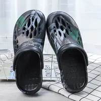 Big Size 38-49 Summer Men Sandals Light EVA Casual Shoes Hole Shoes Clogs Lovers Home Garden Outdoor Male Beach Flat Slippers 2