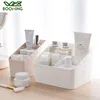 WBBOOMING 2 Colors Plastic Makeup Organizer Cosmetics Storage Container Drawer Home Office Desktop Sundries Jewelry Storage Box 1