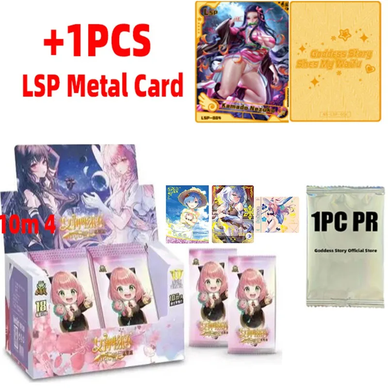 

2022 New Goddess Story CollectioN Cards NS-10M04 Online Edition +1Pr 1 LSP Metal Cards Anime Figure Children Table Toys For Kids