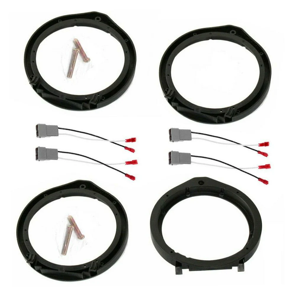 2Pairs 6.5inch Car Speaker Adapter Board And Wiring Harness For Honda For Civic For Odyssey For Crosstour For Accord