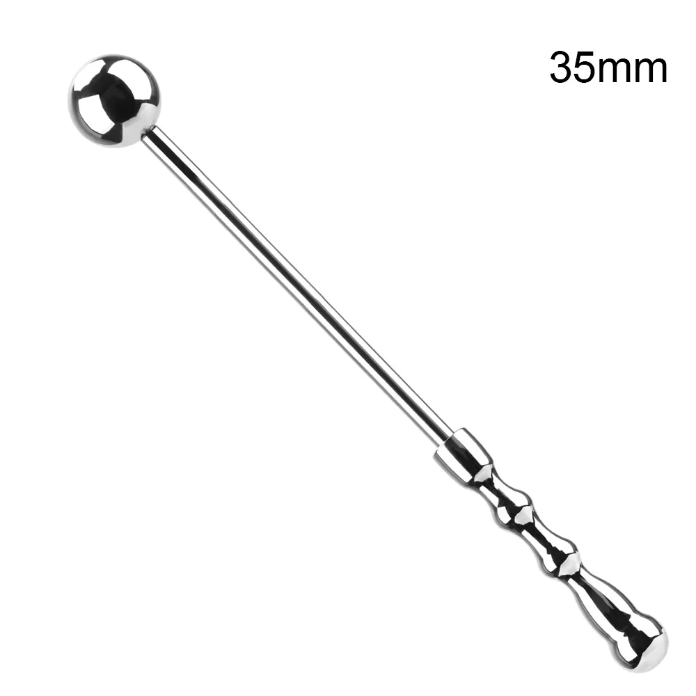 Stainless Steel Anal Plug And Prostate Massager Meatal Dilator_voghion.com