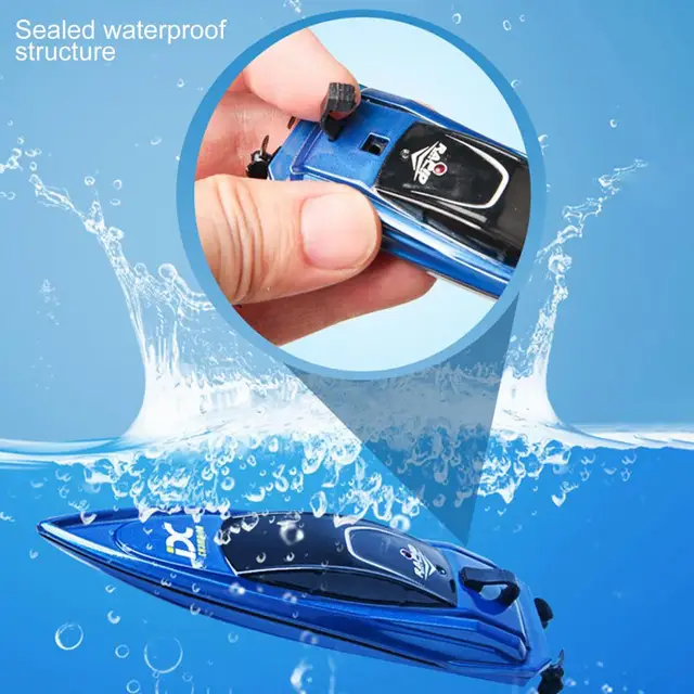 Classic Toy 1 Set Eco-friendly Anti-interference Remote Control Speedboat USB Rechargeable Children Toy Gift 3