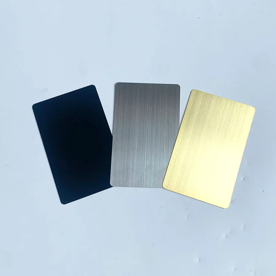 Stainless Steel 304 Material Blank Metal Business Card 5pcs