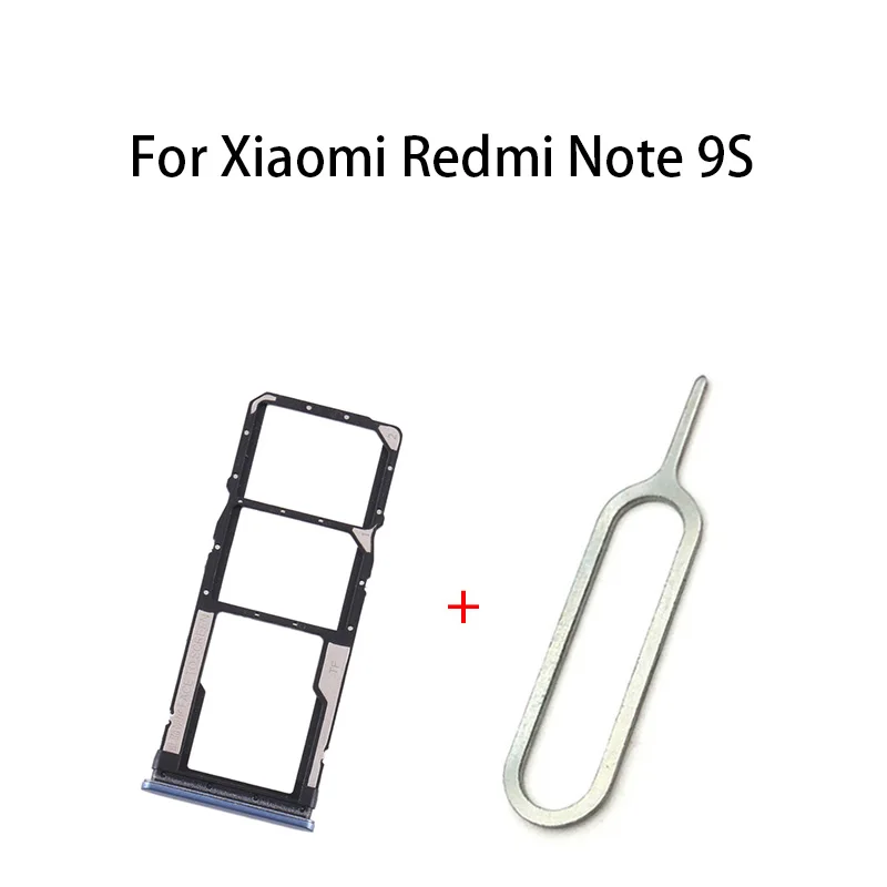 Daul Sim Card Tray + Micro Sd Card Tray For Xiaomi Redmi Note 9S