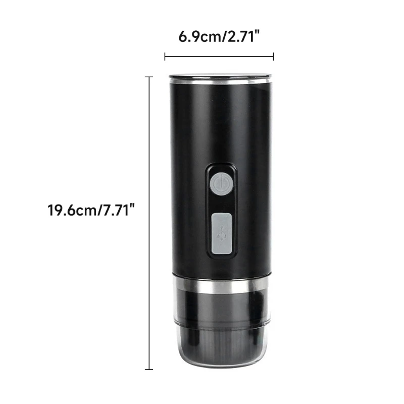 Household Car USB Portable WirelessElectric Function Coffee Machine Coffee Pot for Instant Powder