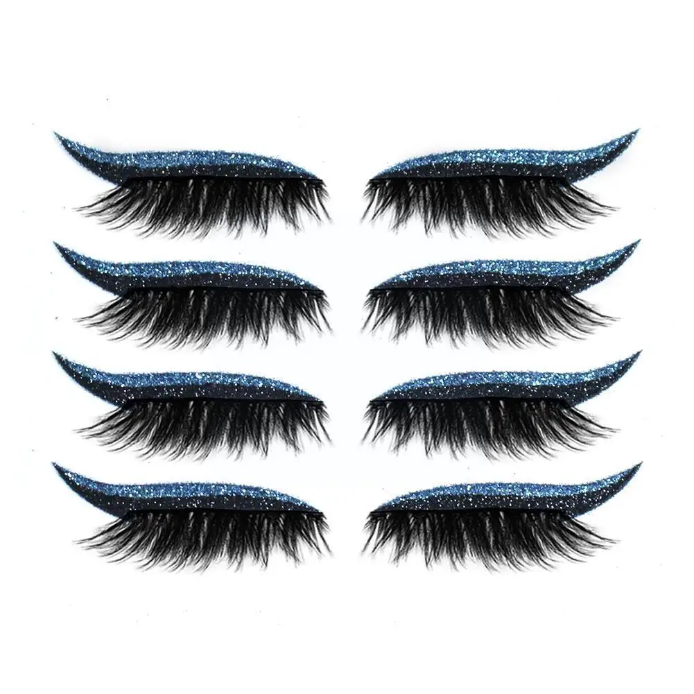 Eyeliner and Eyelash Stickers Reusable Eyeliner and Eyelash with