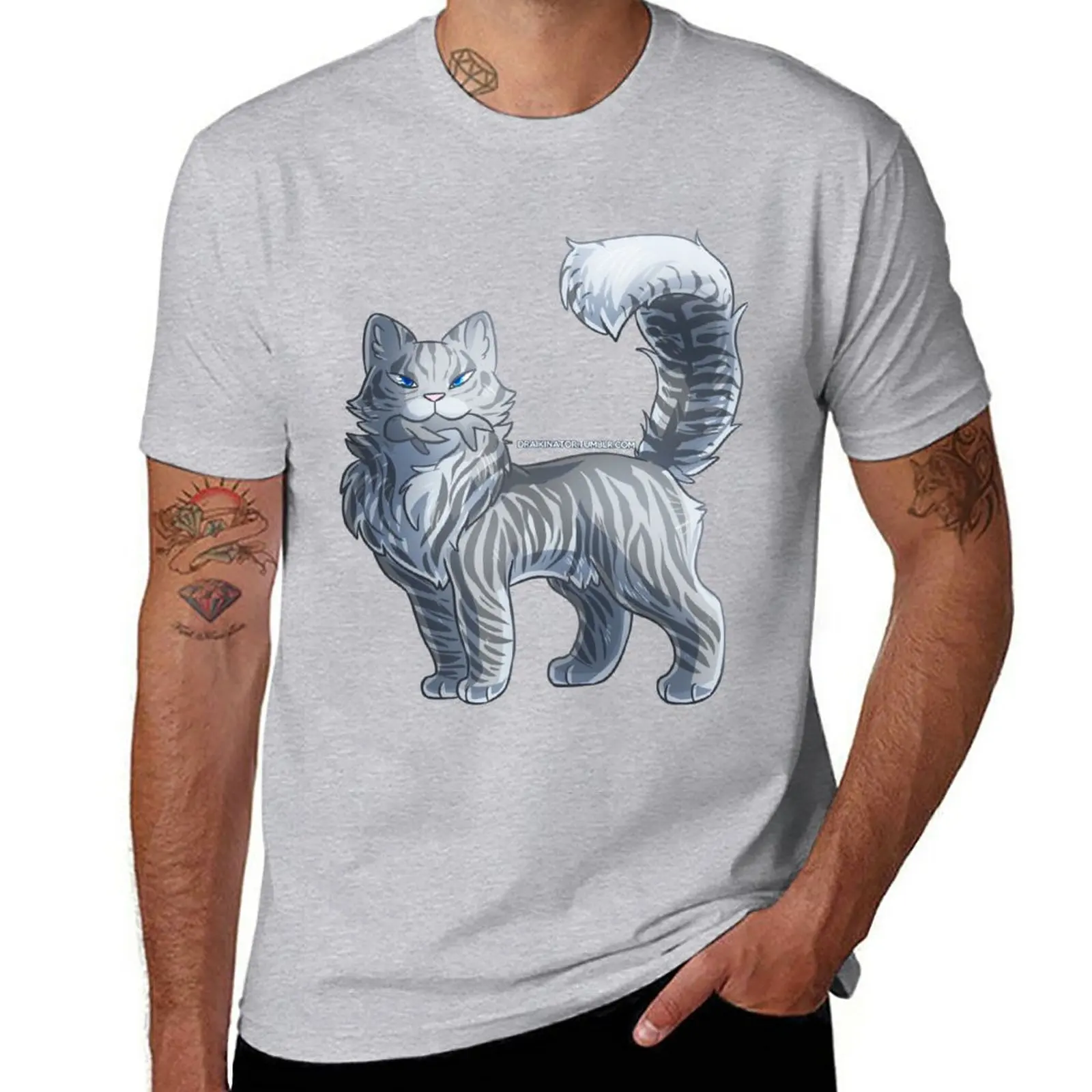 

New Feathertail T-Shirt Short sleeve Oversized t-shirt plus size tops workout shirts for men