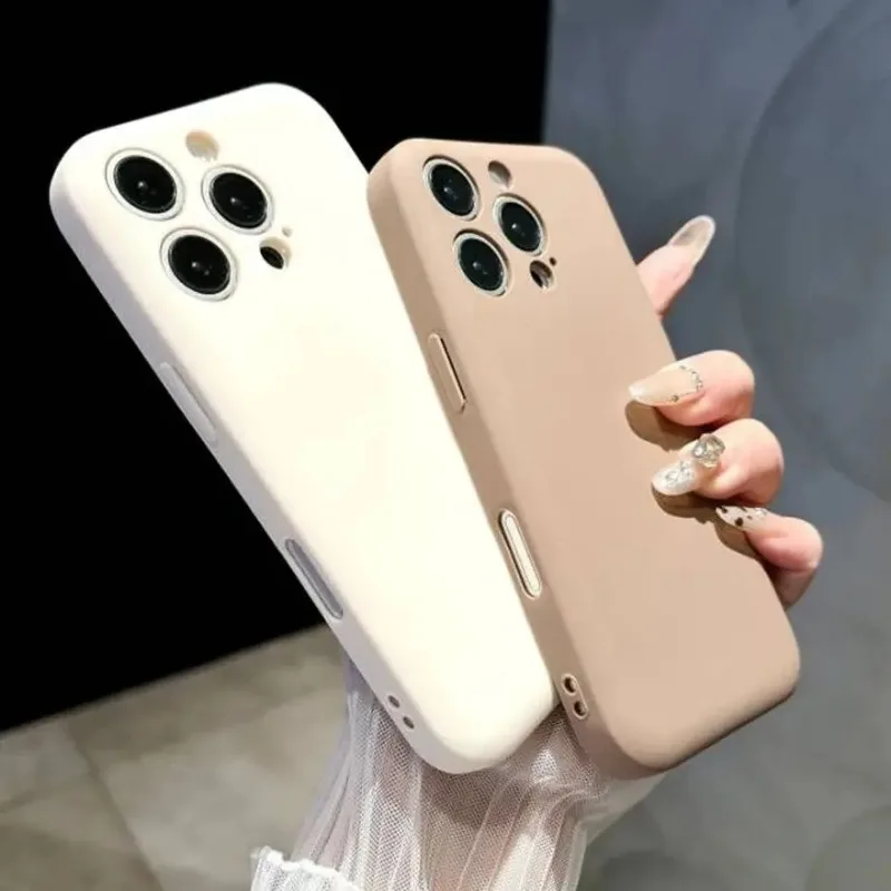 Ultra Slim Soft Silicone Shockproof Matte Phone Case - Candy Color Finish