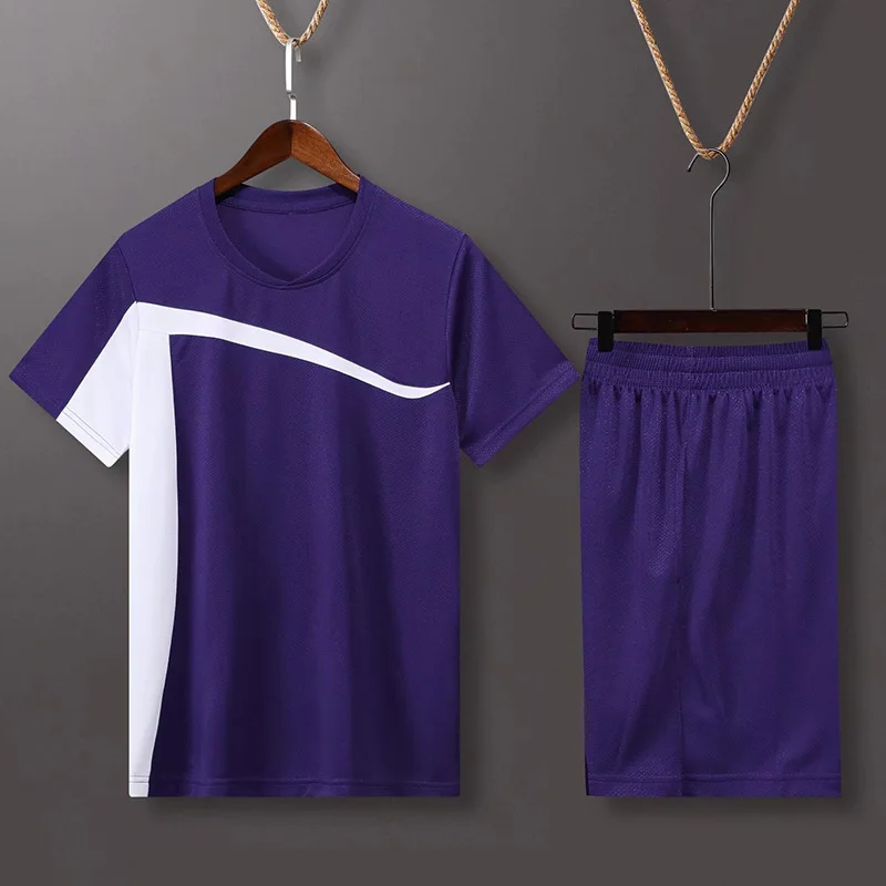 Men's Short Volleyball Jersey Suits Student Competition Team Training Uniforms Male Sportswear Print Name Number Logo