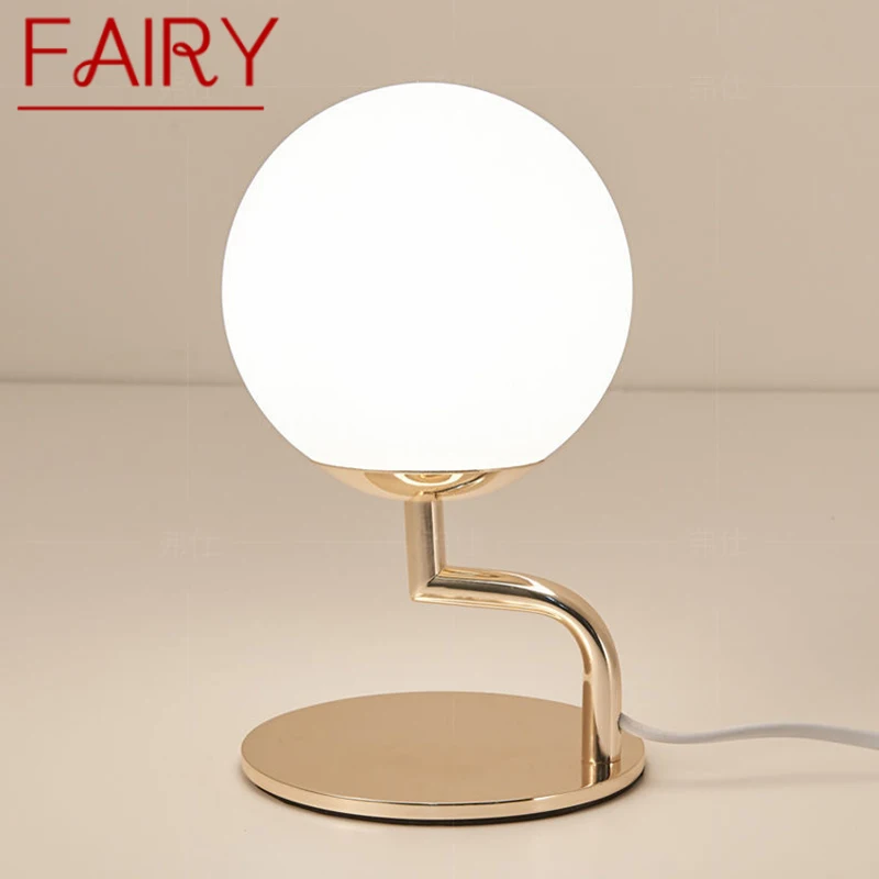 

FAIRY Modern Table Lamp Simple Design LED Glass Desk Light Fashion Decorative for Home Living Room Bedroom Bedside
