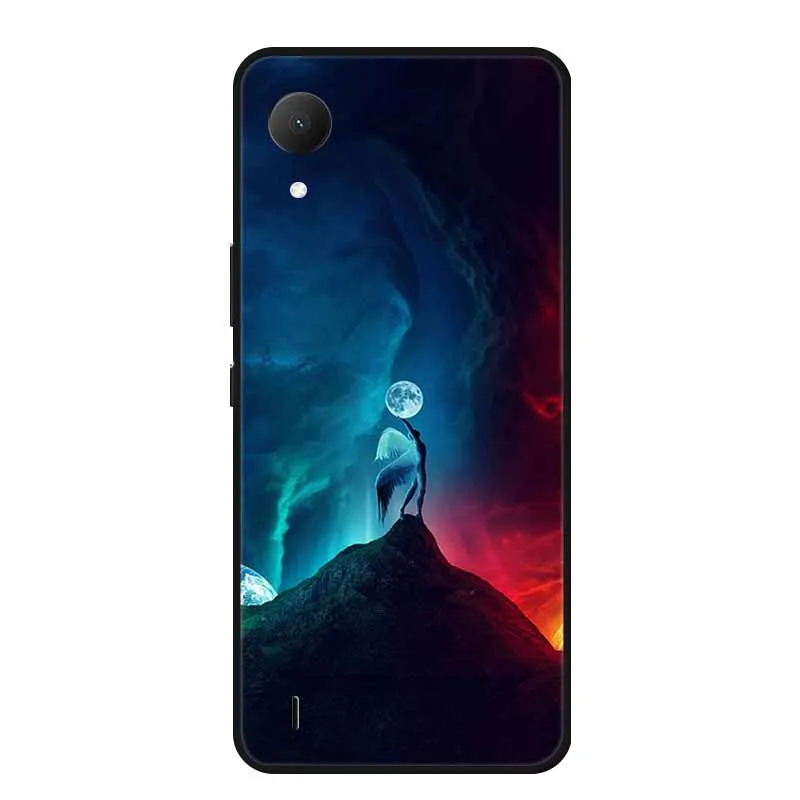 Rose Flower Design Black Silicone Soft Phone Case - Elegant Protective Back Cover
